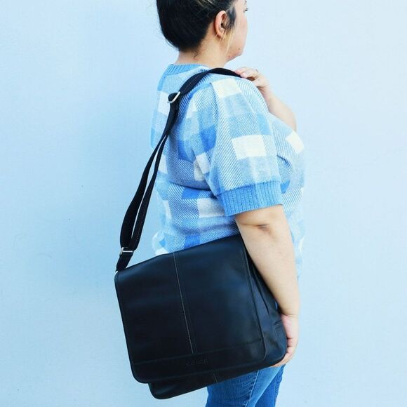 NEW Coach Lexington Men's Map Briefcase - Picture 3 of 12